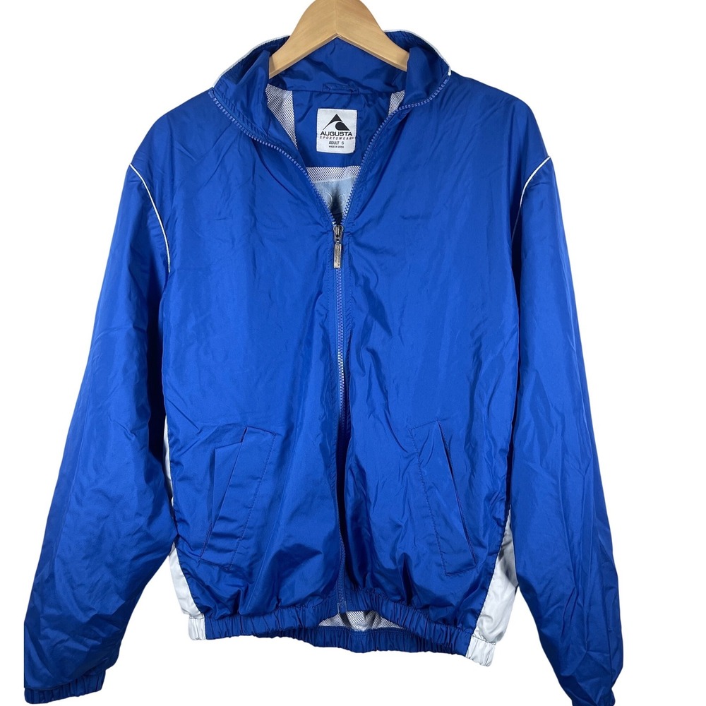 Royal Caribbean Productions Windbreaker Jacket Blue White Mens Small - Picture 2 of 5